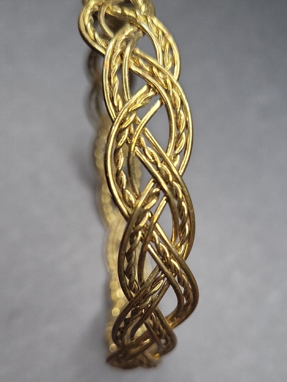 Gold Braided Bracelet